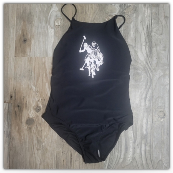 NWT US Polo one piece swimsuit size medium - Picture 1 of 6